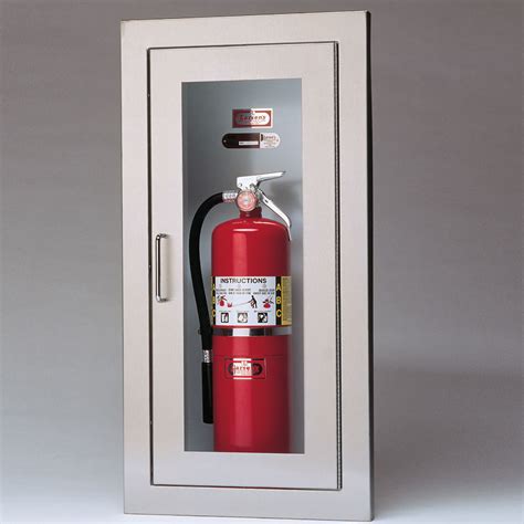 recessed stainless steel cabinet|Architectural Series Fire Extinguisher Cabinets.